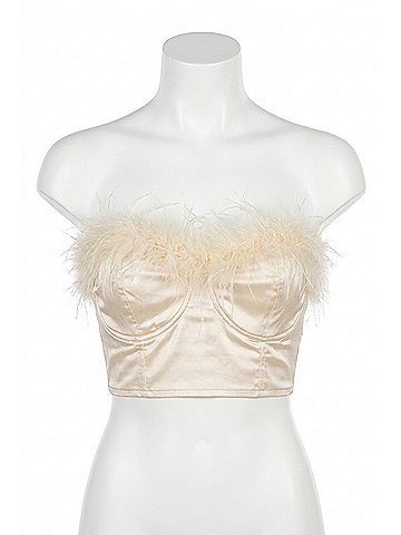 Le Lis Autumn Enchantress Top in Ivory (view 1)