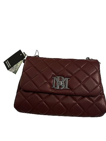 Badgley Mischka Leather Messenger (view 1)