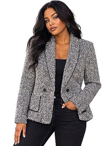 Talbots Boucle Shawl Collar Blazer Blazer (view 1)
