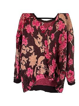 Free People oversized floral wool blend sweater Pullover Sweater (view 1)