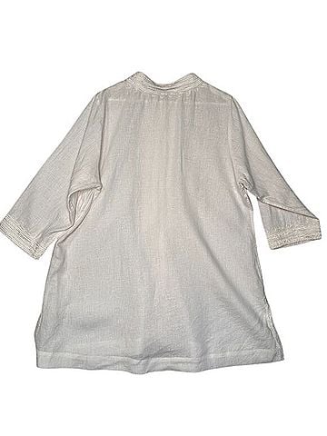 Soft Surroundings Desert Linen Tunic Long Sleeve Blouse (view 2)