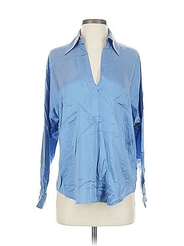 Vince. Vince. 3/4 Sleeve Silk Top (view 1)