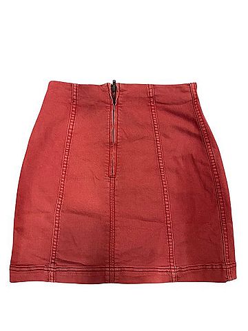 Free People Denim Skirt (view 2)