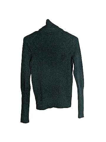 Aqua Turtleneck Sweater (view 2)