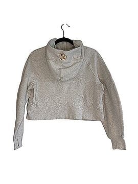 Lululemon Athletica Scuba Cropped Half-Zip Hoodie Long Sleeve T-Shirt (view 2)