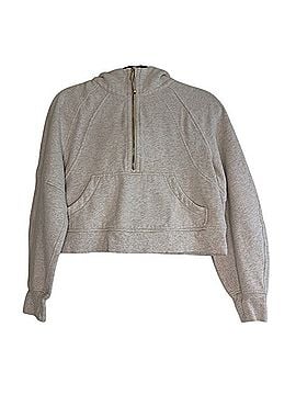 Lululemon Athletica Scuba Cropped Half-Zip Hoodie Long Sleeve T-Shirt (view 1)
