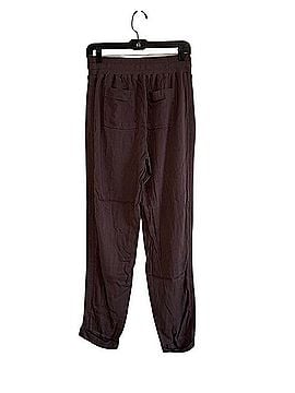 Splendid Relaxed Chocolate Brown Drawstring Joggers Casual Pants (view 2)
