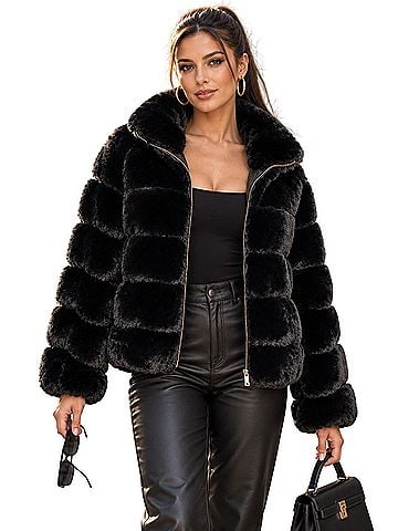 Ted Baker London Faux Fur Jacket (view 1)