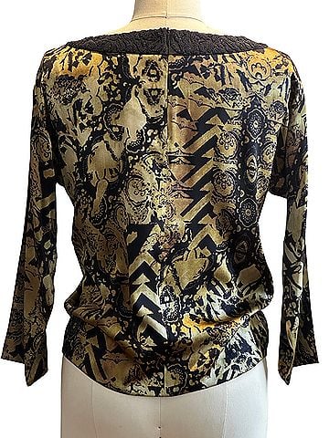 ETRO Etro 3/4 Sleeve Silk Top (view 2)