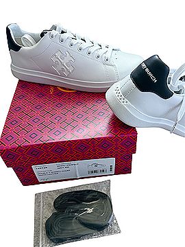 Tory Burch Double T Howell Court Sneakers (view 1)