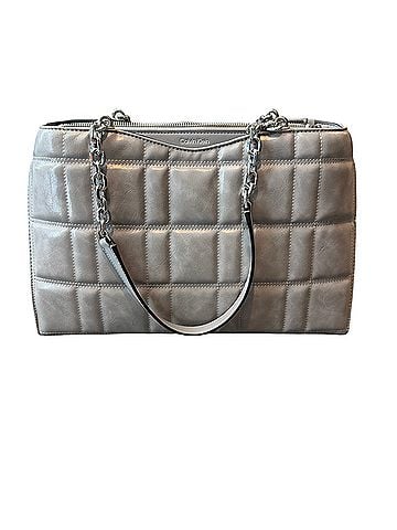 Calvin Klein Leather Tote (view 2)