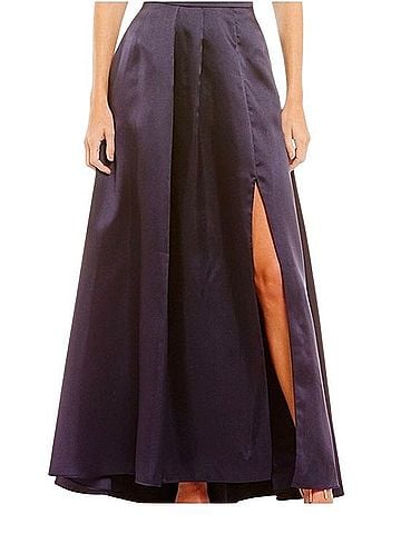 Belle Badgley Mischka High-Slit Maxi Ball Skirt Formal Skirt (view 1)