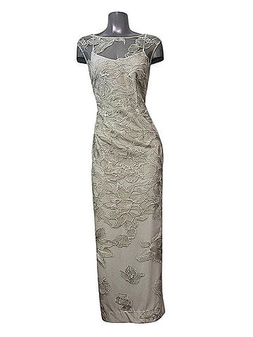 Lauren by Ralph Lauren Lace Evening Gown Cocktail Dress (view 2)