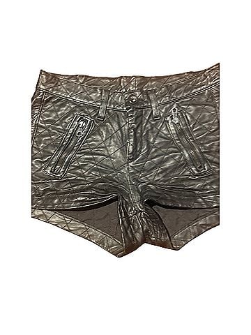 Rag & Bone Leather Shorts (view 1)