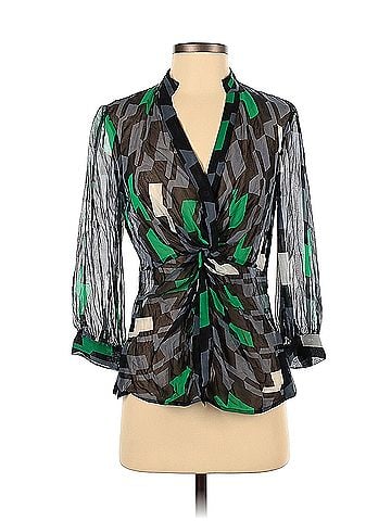 Diane von Furstenberg Diane Von Furstenberg Long Sleeve Silk Top (view 1)