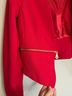 Philosophy Red Cropped Open-Front Blazer Jacket - photo 3