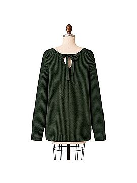 Pact Organic Tie-Back Sweater Pullover Sweater (view 2)