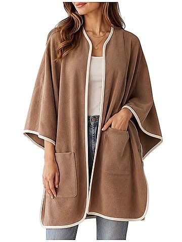 Akris Punto $1,590 MSRP Wool Cashmere Cape Poncho (view 1)