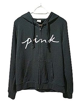 Pink Zip Up Hoodie (view 1)
