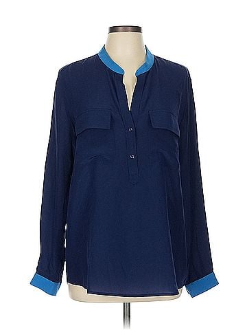 Vince. Vince. Long Sleeve Silk Top (view 1)