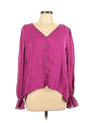 Joie Joie Long Sleeve Silk Top (view 1)