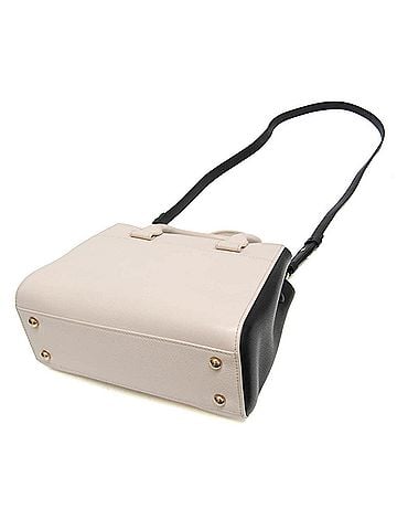 Chanel Chanel Neo Executive Tote Mini Women's Leather Handbag,Shoulder Bag Black,Off-white (view 2)