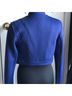 Thalia Sodi 92% Polyester 8% Spandex 100% Polyester Blue Jacket Size S - photo 8