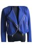Thalia Sodi 92% Polyester 8% Spandex 100% Polyester Blue Jacket Size S - photo 2