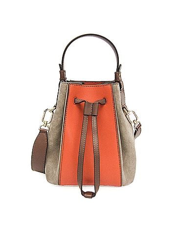 FURLA Furla Miastella Mini Bucket Bag WB00353 Women's Leather,Suede Handbag,Shoulder Bag Brown,Pink Orange (view 1)