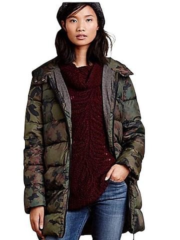 Essentiel Antwerp Essentiel Antwerp Camoflora Floral Puffer Down Jacket Jacket (view 2)