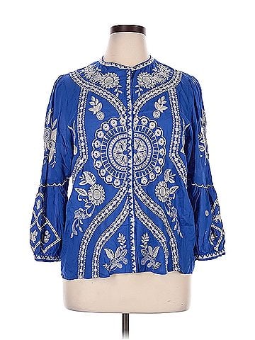 Johnny Was Johnny Was 3/4 Sleeve Blouse (view 1)