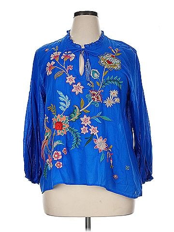 Johnny Was Johnny Was 3/4 Sleeve Blouse (view 1)