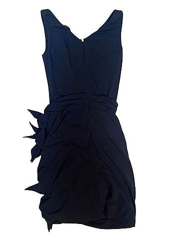 Zac Posen Black Tie Knot mini Dress Cocktail Dress (view 2)