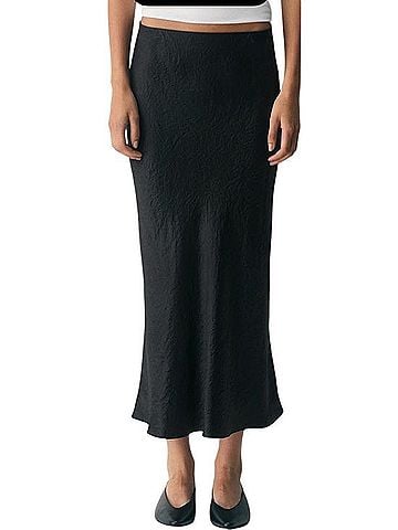 Aritzia Slip satin maxi skirt Formal Skirt (view 1)