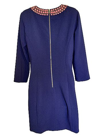 Lilly Pulitzer Bennett Beaded Shift Cocktail Dress (view 2)