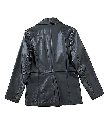 New York & Company Leather Jacket (view 2)
