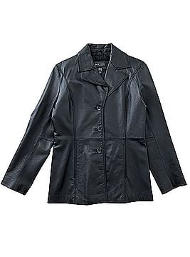 New York & Company Leather Jacket (view 1)