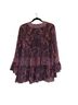 Altar'd State 100% Polyester Paisley Pink Blue Blouse Size M - photo 2