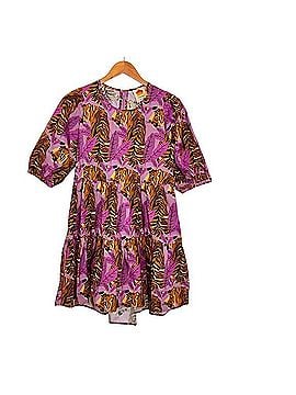 FARM Rio Lavender Tiger Leaves Mini Dress Casual Dress (view 1)