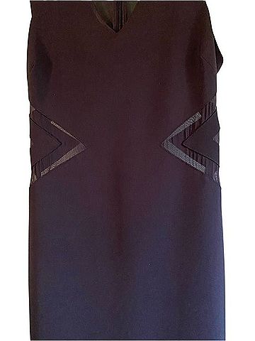 Zara Sleeveless V-Neck Midi Dress Cocktail Dress (view 2)