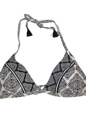 La Blanca Paisley Print Tassel Halter Bikini Swim Top (Style LB3VD80) Swimsuit Top (view 1)