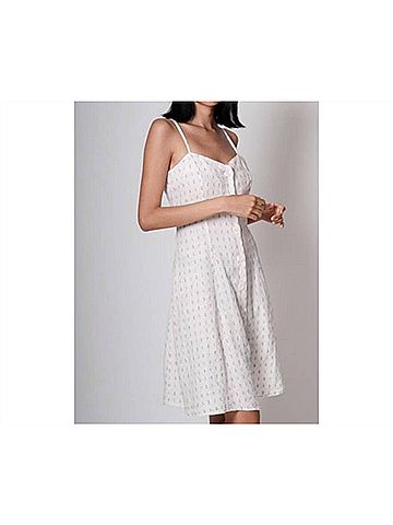 Sam & Lavi Alexis Dress in Pink Linen (view 2)