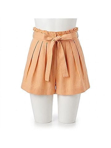 Astr Pacific Shorts in Peach Papaya (view 1)