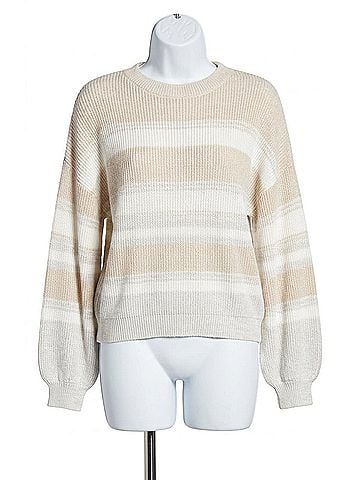 Gentle Fawn Fonda Sweater in Oatmeal Stripe (view 1)