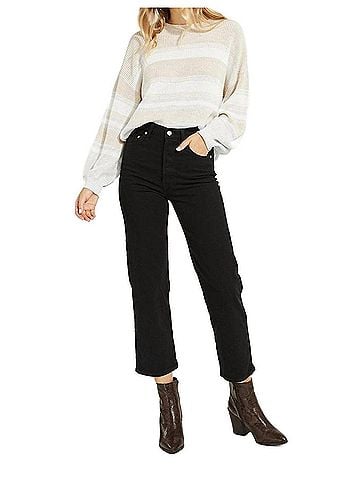 Gentle Fawn Fonda Sweater in Oatmeal Stripe (view 2)