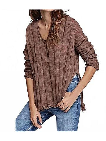 Free People Ocean Drive Pullover in Brown (view 2)