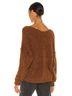 Free People Brown Icing V-Neck Pullover in Mocha Java Size L - photo 4
