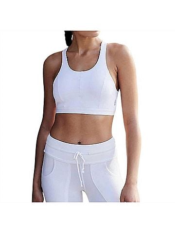 Free People Formation Yoga Sports Bra in White (view 2)