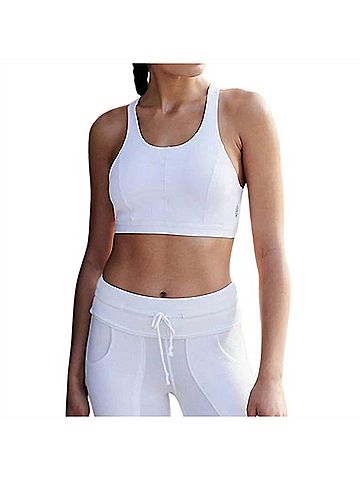 Free People Formation Yoga Sports Bra in White (view 2)