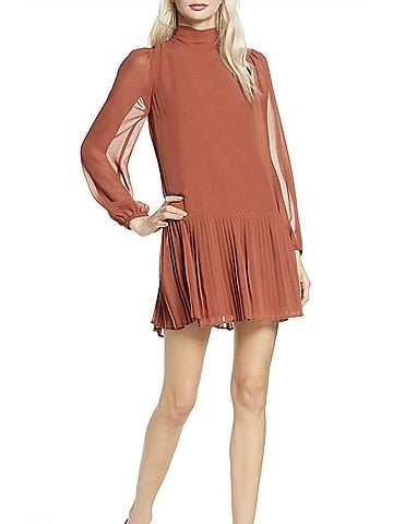 Ali & Jay Wink &amp; Shimmy Mini Dress in Copper (view 2)
